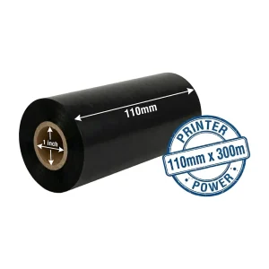 Wax/Resin Thermal Transfer Ribbons Ink Out — SKU B110A